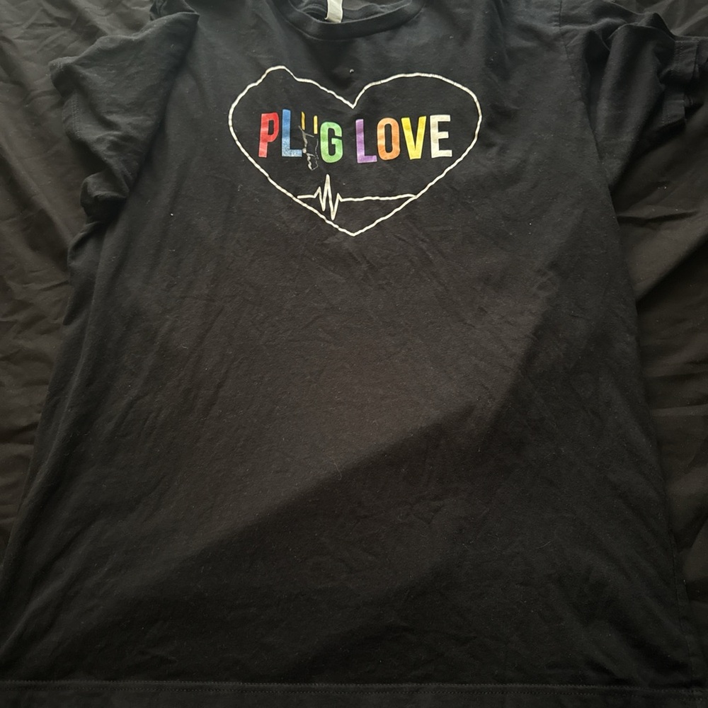 Black Heart Graphic Kids T-Shirt
